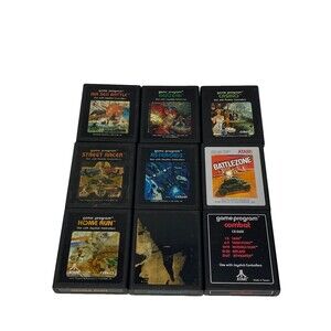 Lot of 9 Atari 2600 Game Cartridges #04